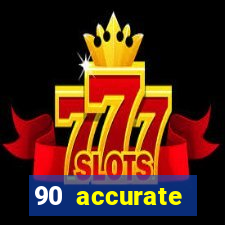 90 accurate football predictions